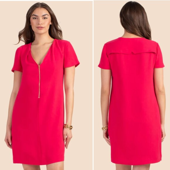 TRINA TURK Banning Dress in Pink - 12 - Picture 1 of 12